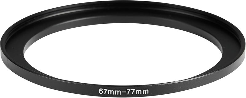 JOYTOLIN 67-77mm Metal Step-Up/Down Ring Adapter Compatible with Mirrorless Cameras DSLR Lens, UV CPL ND Filter Thread Converter, Black - Image 2